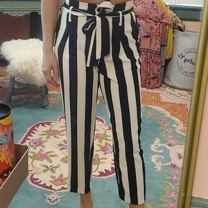 Striped H&M pants